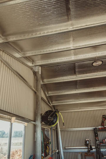 Big Shed with Insulation Inside
