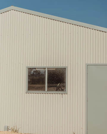 Additional Window and Personal Access Door in Big Shed