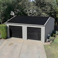 Workshop Shed 6m x 6m x 2.4m - Monolith/Gull Grey