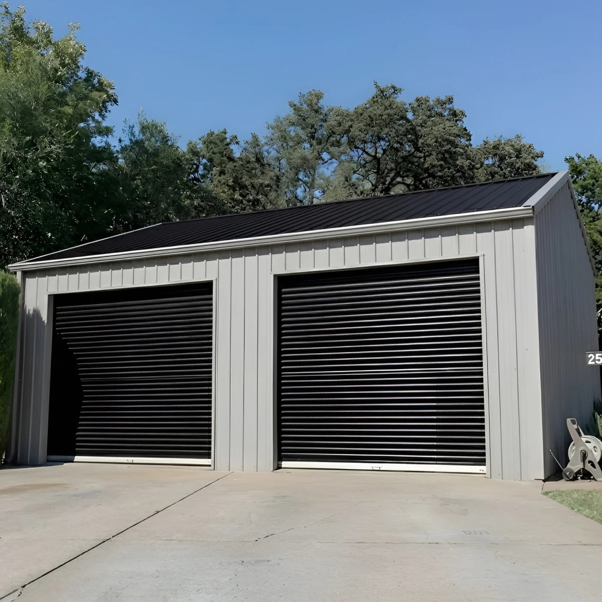 Workshop Shed 6m x 6m x 2.4m - Monolith/Gull Grey