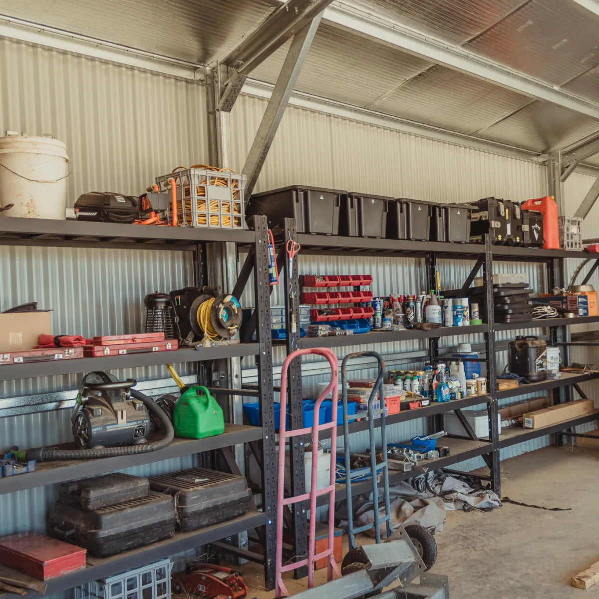 Workshop Shed 6m x 6m x 2.4m - Monolith/Gull Grey