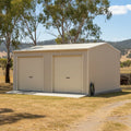 Workshop Shed 6m x 6m x 2.4m - Smooth Cream