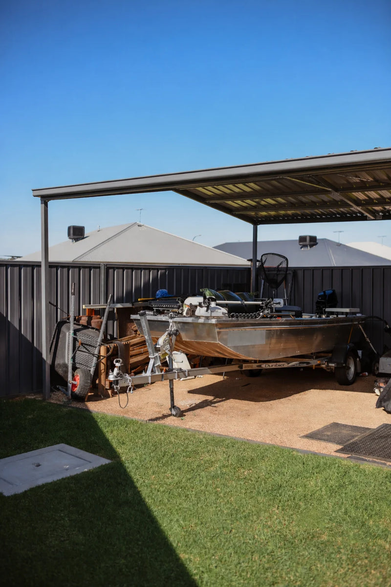 Aussie Made Shed for Storing Boats and Vehicles