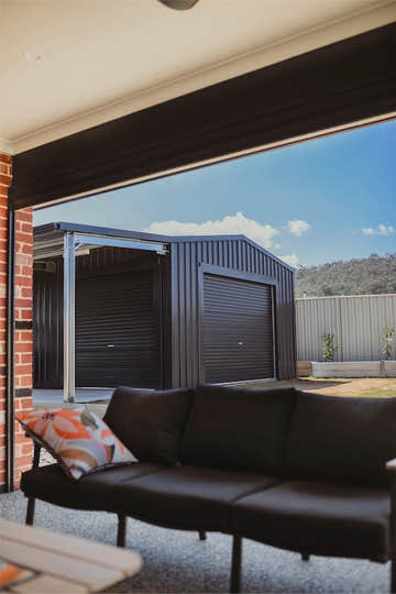 Modern Design Workshop beside the house 