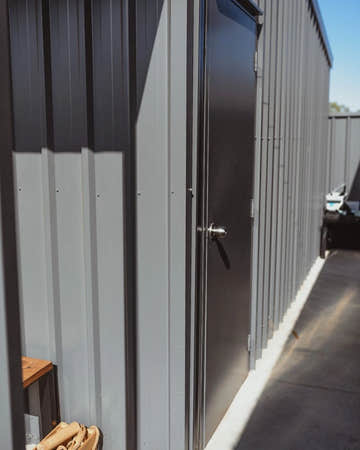 Personal Access Door in Workshop Shed