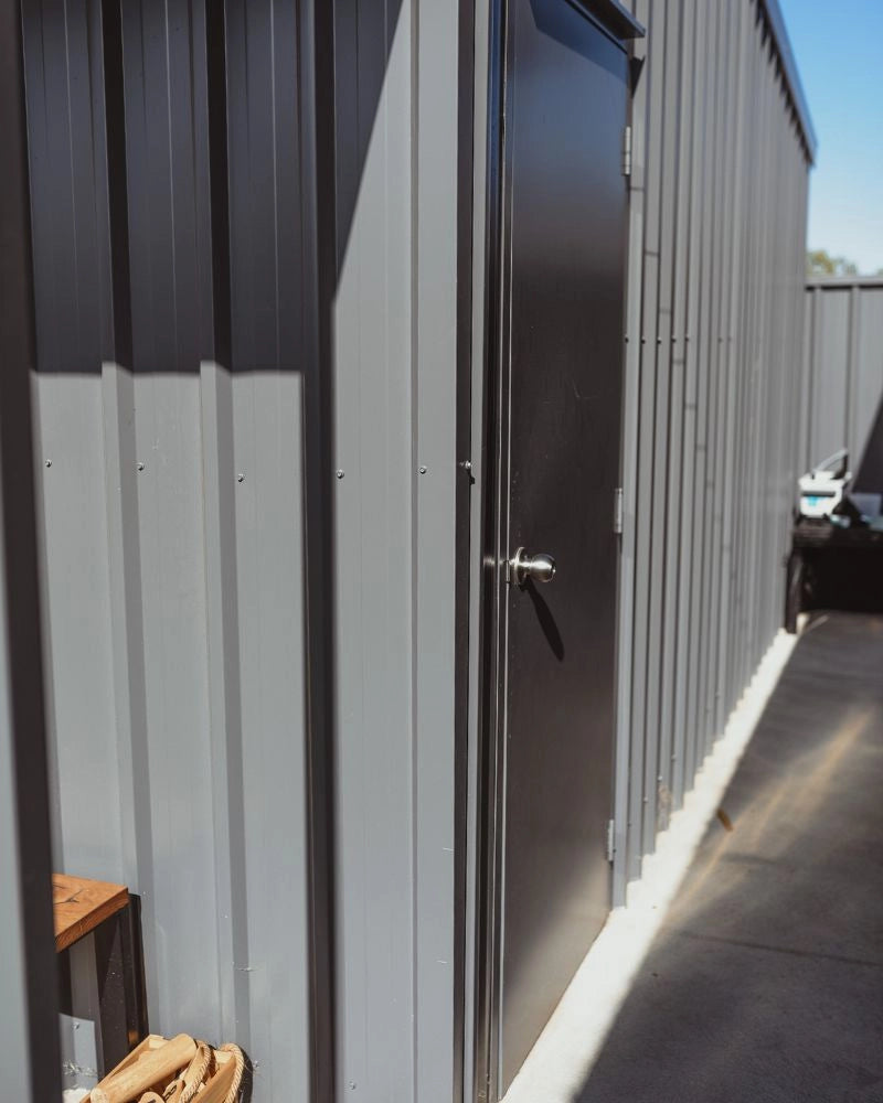 Personal Access Door in Workshop Shed