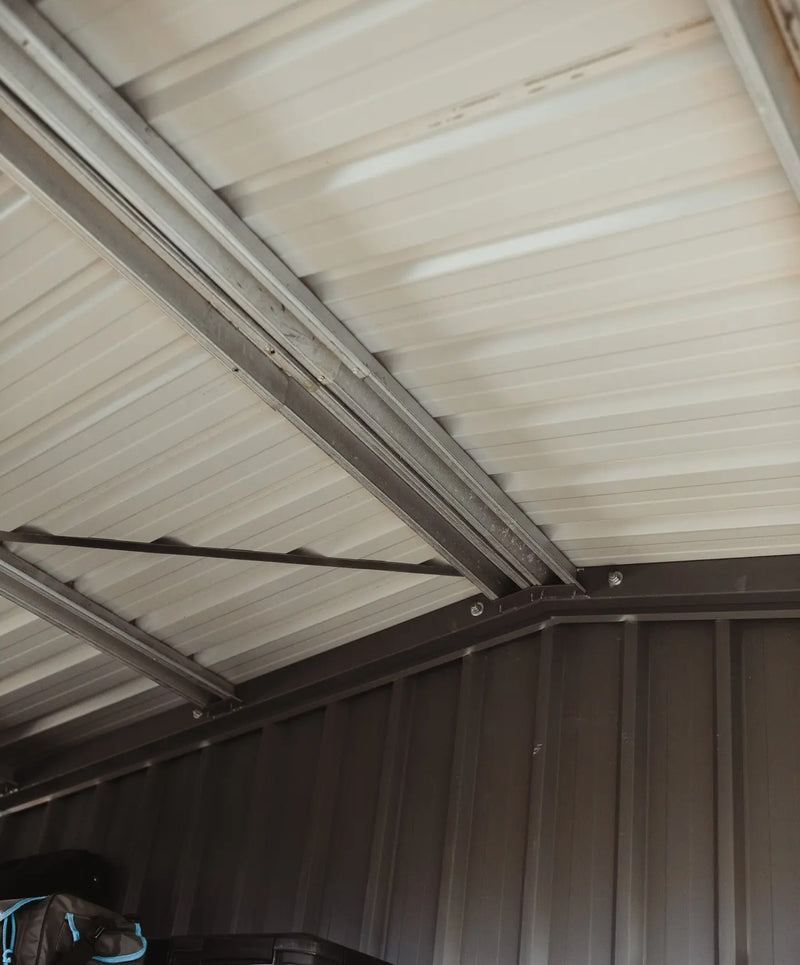 Big Workshop Shed Interior Built with Tough Materials