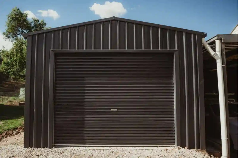 Big Workshop Shed with Gable Roof