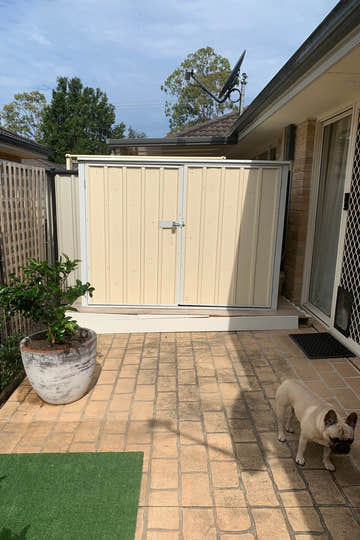 2.08m Garden Locker Shed - Customer review