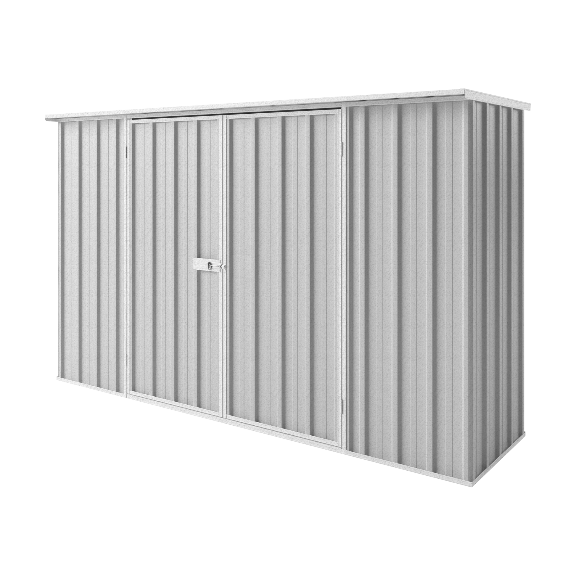 3m x 0.78m Flat Roof Garden Shed - EasyShed