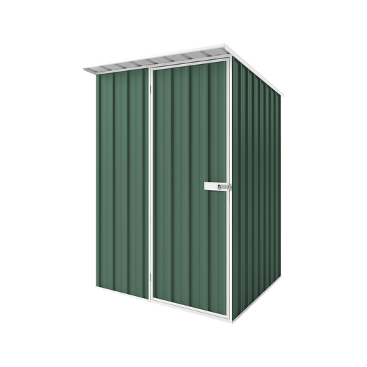 1.5m x 1.5m x 2.1m Skillion Roof Garden Shed - EasyShed