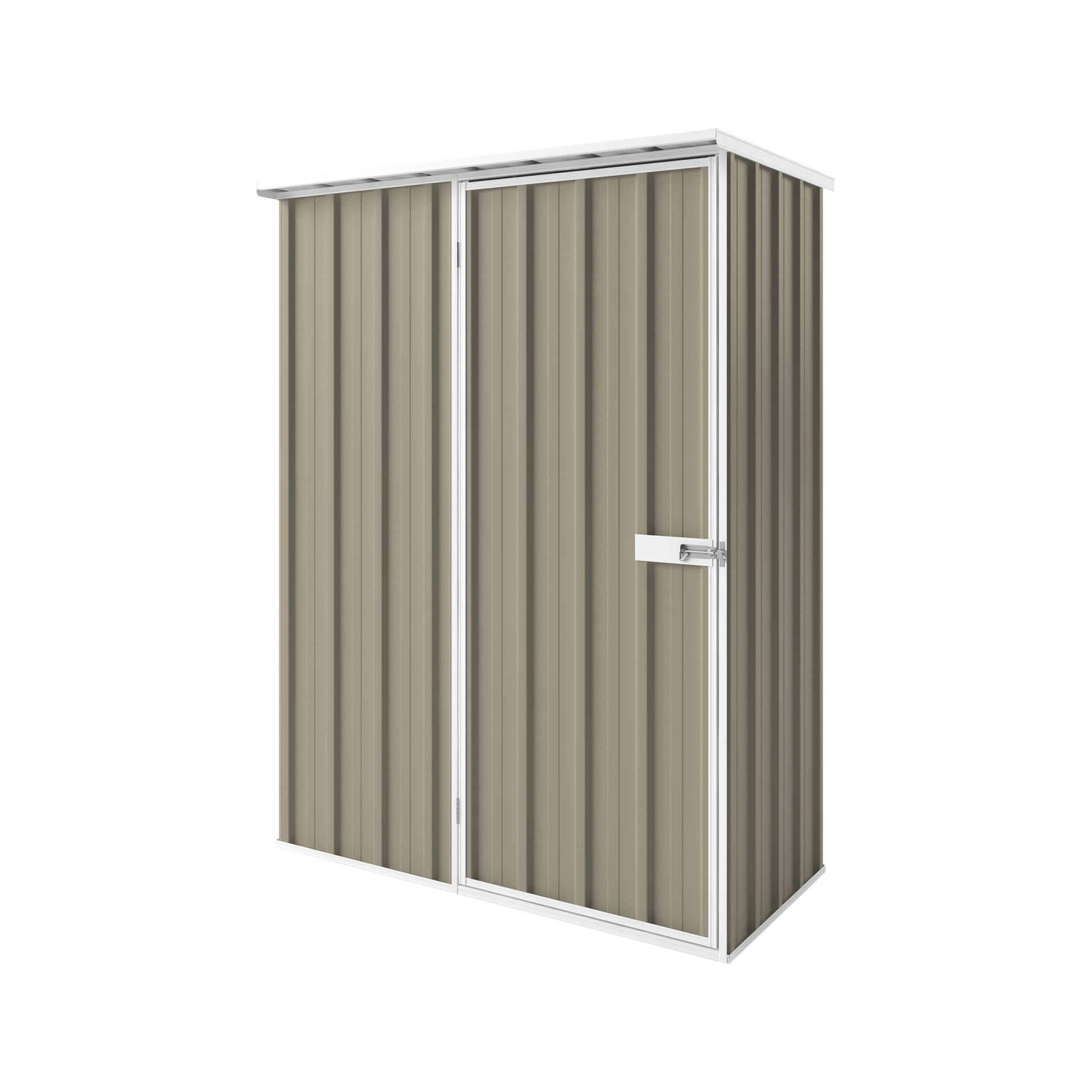 1.5m x 0.78m Flat Roof Garden Shed - EasyShed
