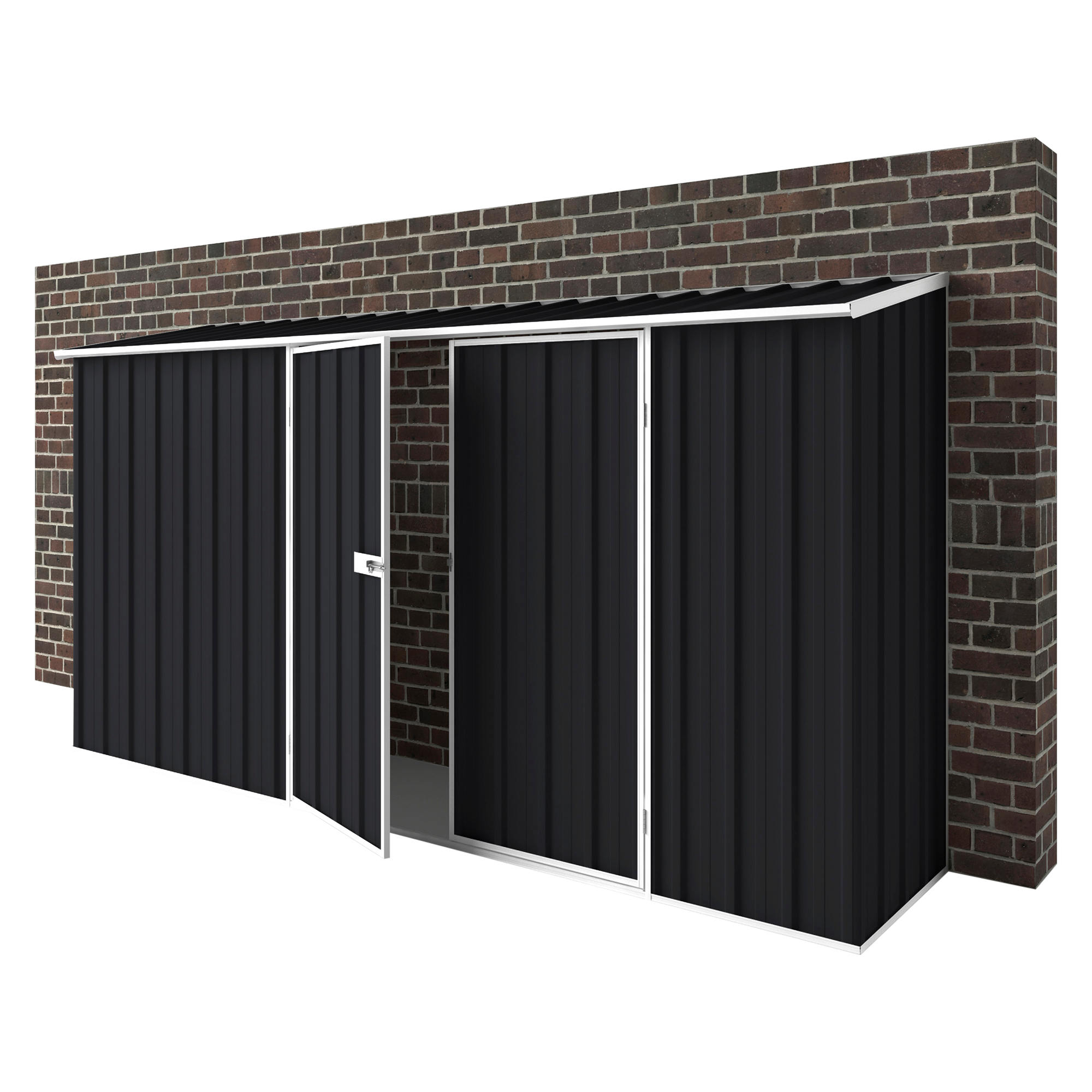 3.75m x 0.78m Off The Wall Garden Shed - EasyShed